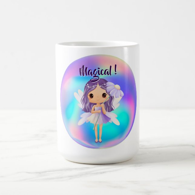 Whimsical Princess Fairy Birthday Coffee Mug (Center)