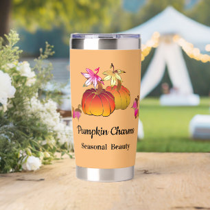 Whimsical Pumpkin Charms Insulated Tumbler