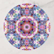 Whimsical Purple Blue Pink Colorful Pattern
