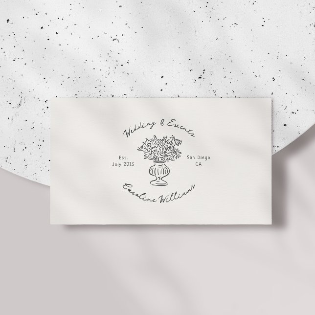 Whimsical, QR code Event Planning Business Card (Creator Uploaded)