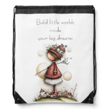 Whimsical Quote and Girl