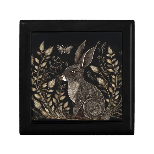 Whimsical Rabbit Gift Box (Front)