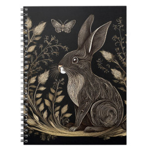 Whimsical Rabbit Notebook