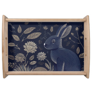 Whimsical Rabbit Serving Tray