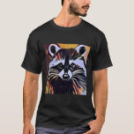Whimsical Raccoon - A Nature Inspired Design  T-shirt at Zazzle
