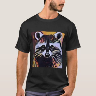 Whimsical Raccoon - A Nature Inspired Design  T-Shirt