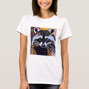 Whimsical Raccoon - A Nature Inspired Design T-Shirt