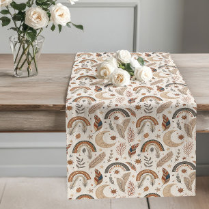 Whimsical Rainbow Table Runner Boho Chic Interiors