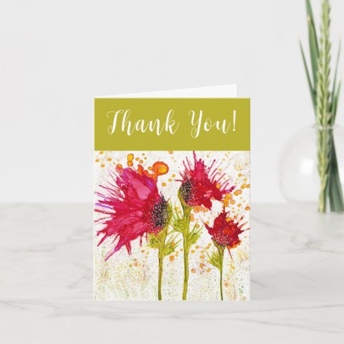 Whimsical Red Poppies Greeting Card 