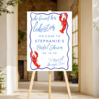 Whimsical Red She Found Her Lobster Bridal Shower