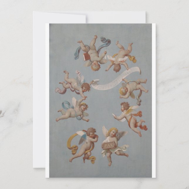 Whimsical Renaissance Cherub Angels (Front)