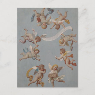 Whimsical Renaissance Cherub Angels Postcard