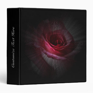Whimsical Rose Binder