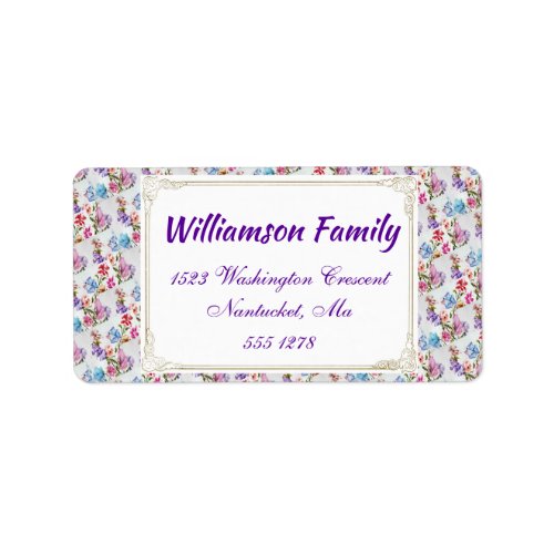 WHIMSICAL RSVP RETURN LABEL