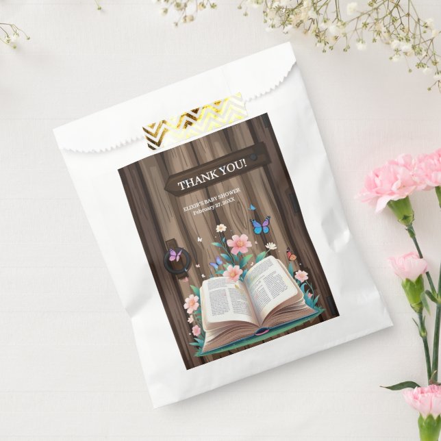 Whimsical Rustic Storybook Baby Shower Favor Bag (Sealed)