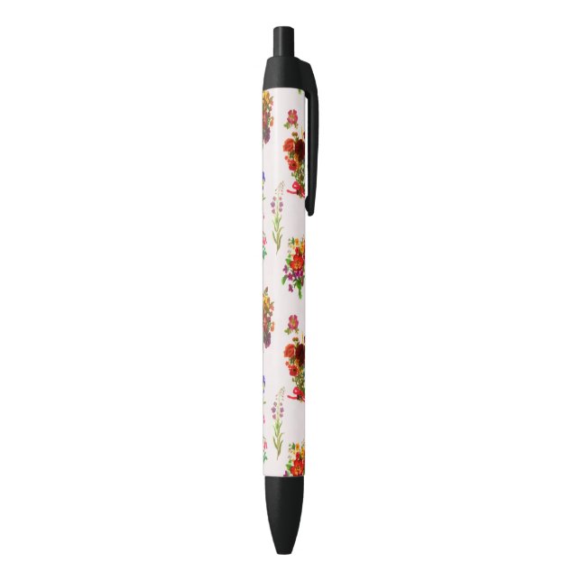 Whimsical Rustic Summer Wildflowers Foliage Pen (Bottom (Vertical))