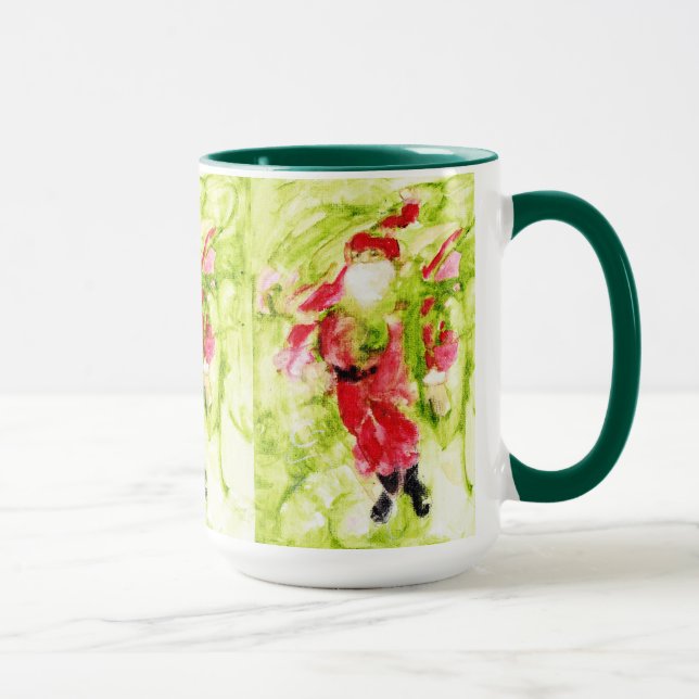 Whimsical Santa 15oz Mug (Right)
