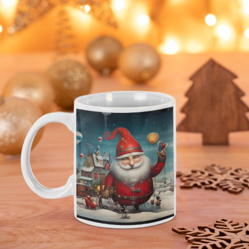 Whimsical Santa Claus 2 Mug
