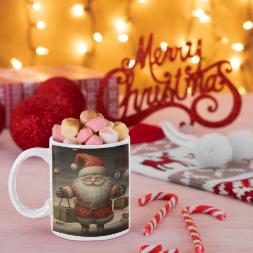Whimsical Santa Claus 6 Mug