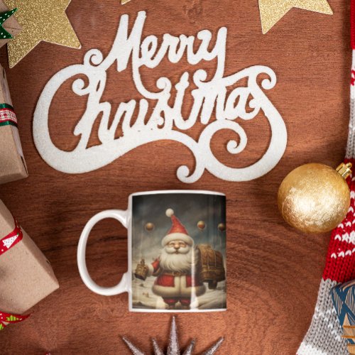 Whimsical Santa Claus 7 Mug