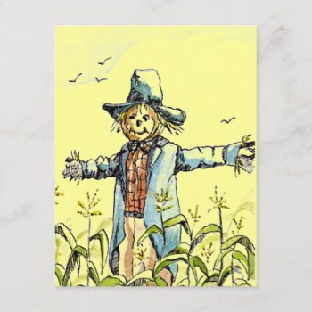 Whimsical Scarecrow Corn Maze Party Invitation by layooper at Zazzle