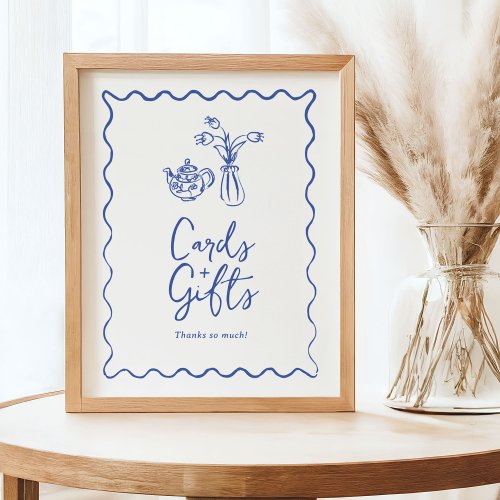 Whimsical Scribble Doodle Cards  Gifts Sign