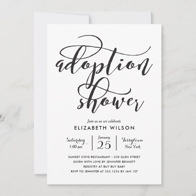 adoption shower invitation