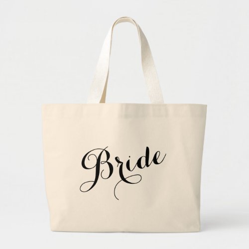 Whimsical Script Bride Bachelorette Tote Bag