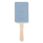 Whimsical Script | Dusty Blue Wedding Program