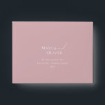 Whimsical Script | Dusty Rose Self Addressed RSVP Envelope<br><div class="desc">Introducing our stunning whimsical script | dusty rose self-addressed RSVP envelope perfect for your simple modern boho spring celebration. Our elegant design includes a vibrant bright, pastel color palette with a vintage chic calligraphy script. Whether you prefer a minimalist or classic style, our unique editable product offers luxury and elegance,...</div>