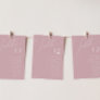 Whimsical Script | Dusty Rose Table Number Chart