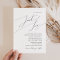 Whimsical Script Nothing Fancy Just Love Wedding