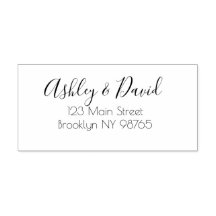Whimsical Script Return Address