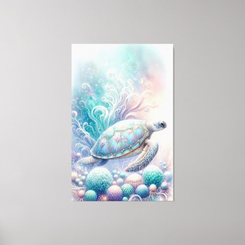 Whimsical Sea Turtle Wall Art