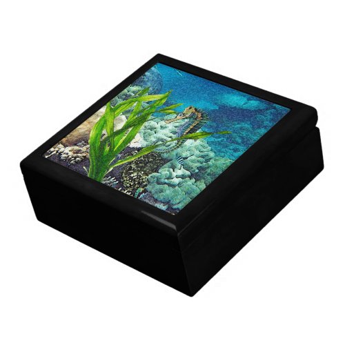 Whimsical Seahorse Gift Box