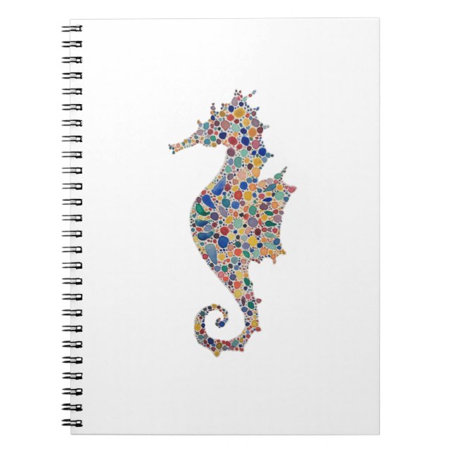 Whimsical Seahorse notebook (Front)