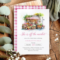 Whimsical She's Fresh off the Market Bridal Shower