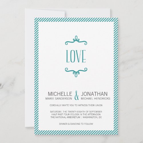 Whimsical Simple Wedding Cards