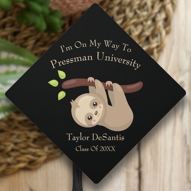 Whimsical Sloth Graduation Tassel Topper (Creator Uploaded)