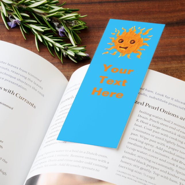 Whimsical Smiling Sun Bookmarks (Book)