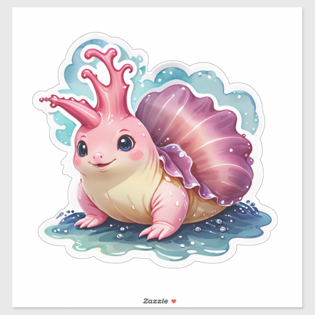 Whimsical Snail Sticker (Sheet)