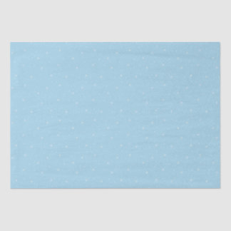 Whimsical Snowflakes Christmas Pattern Light Blue Tissue Paper