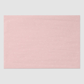 Whimsical Snowflakes Christmas Pattern Pastel Pink Tissue Paper