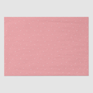 Whimsical Snowflakes Retro Christmas Pattern Pink Tissue Paper