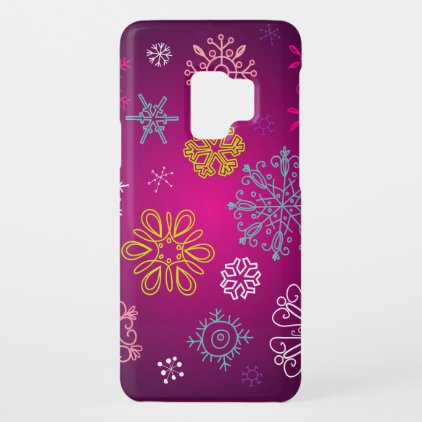 Whimsical Snowflakes Winter Wonderland Case-Mate Samsung Galaxy S9 Case