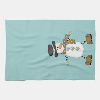 Whimsical Snowman Towel