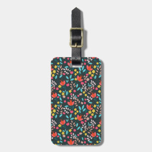 Whimsical Spring Garden Party Luggage Tag