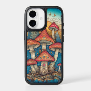 Whimsical Sprouting Wild Forest Mushrooms iPhone 17 Case