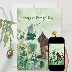 Whimsical St. Patrick's Day  Holiday Card