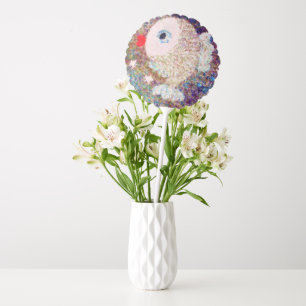 Whimsical Starry Fish Kids Birthday Balloon